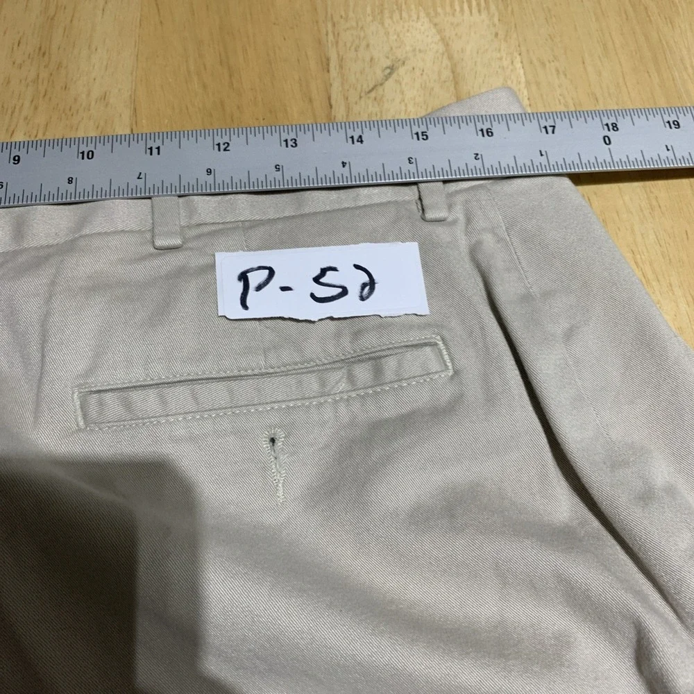 Polo Ralph Lauren Pants Mens 36x30 Beige Straight Leg Fit Stretch‎